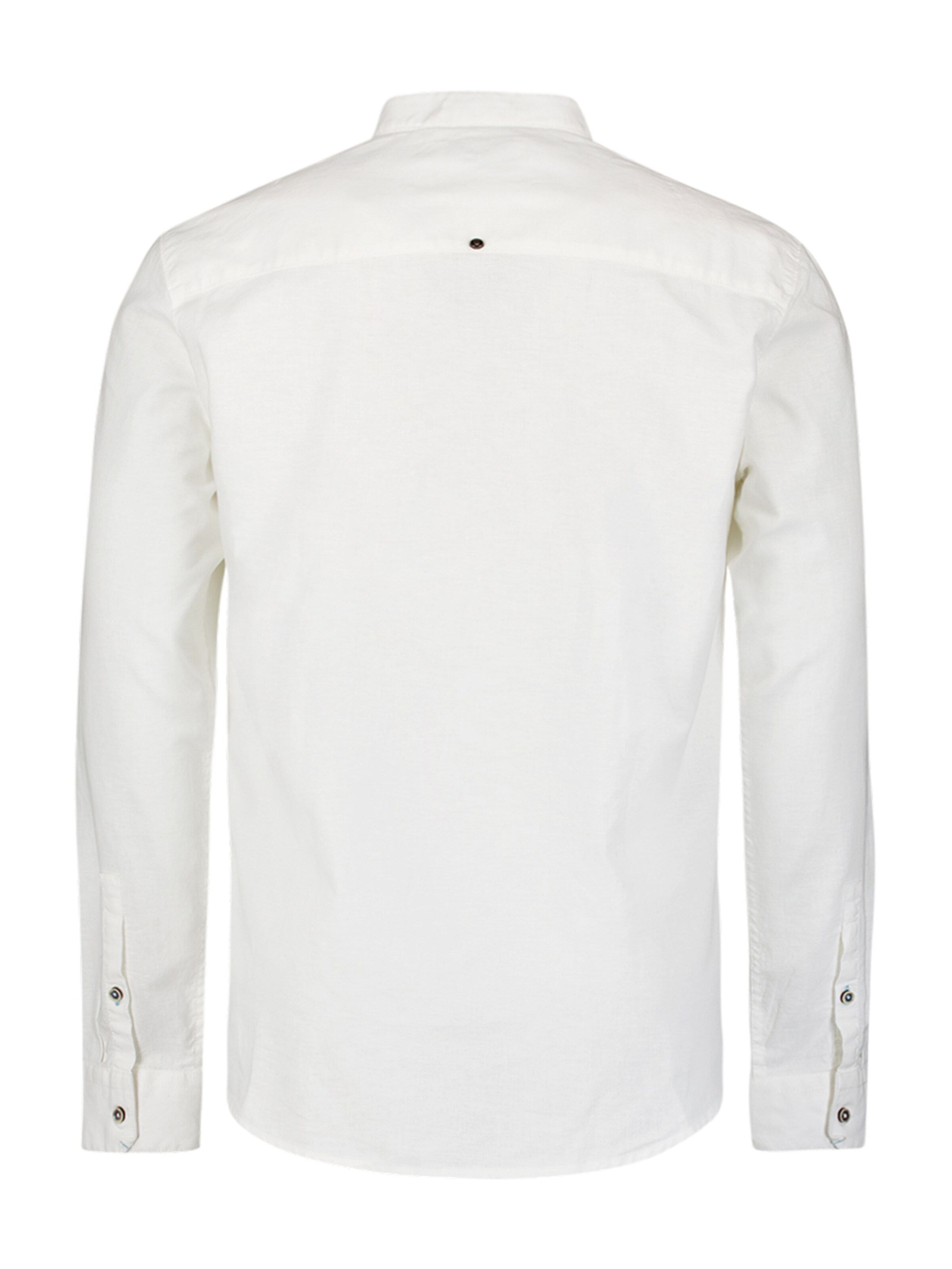 No Excess Regular Fit Hemd in Weiß