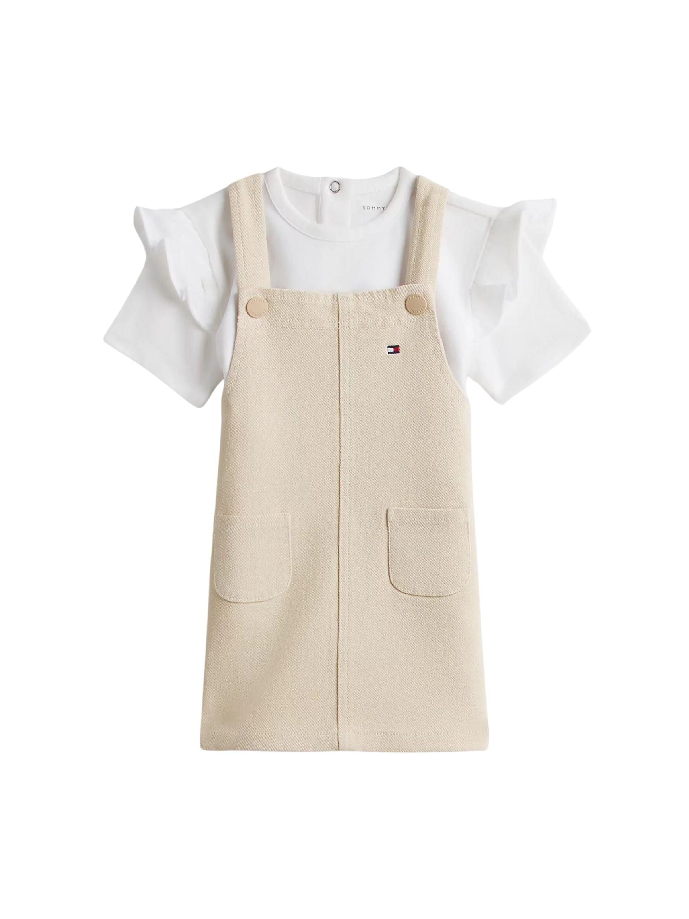 Set TOMMY HILFIGER en beige : devant