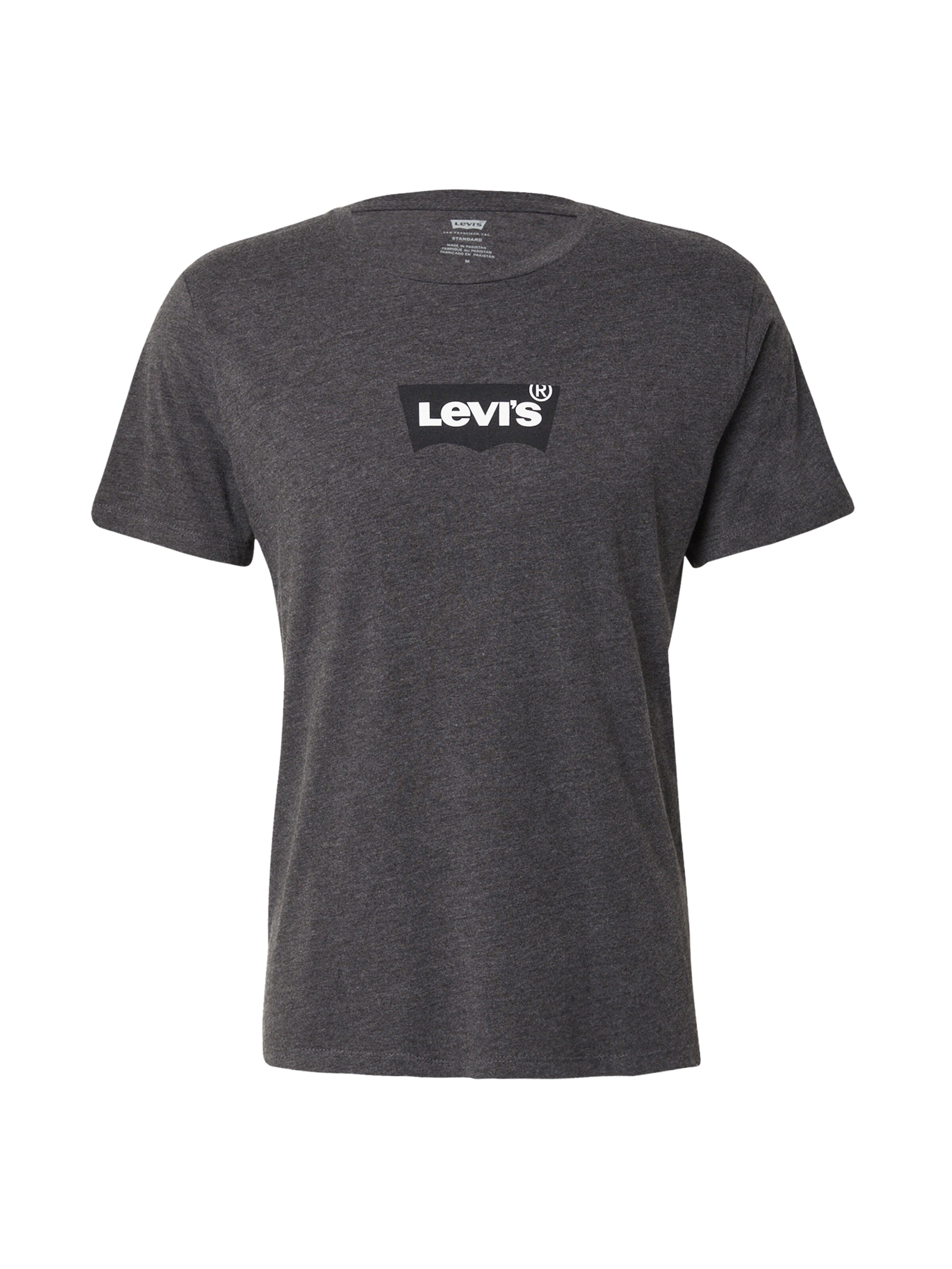 LEVI'S ® T-Shirt in schwarz / schwarzmeliert / weiß, Produktansicht