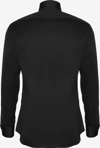 Karl Lagerfeld Slim Fit Hemd in Schwarz