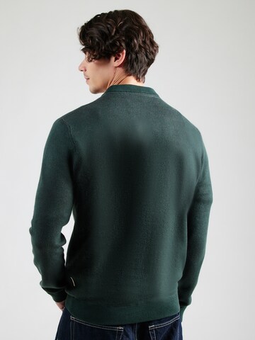 Cleptomanicx Pullover 'Cat & Dog' in Grün