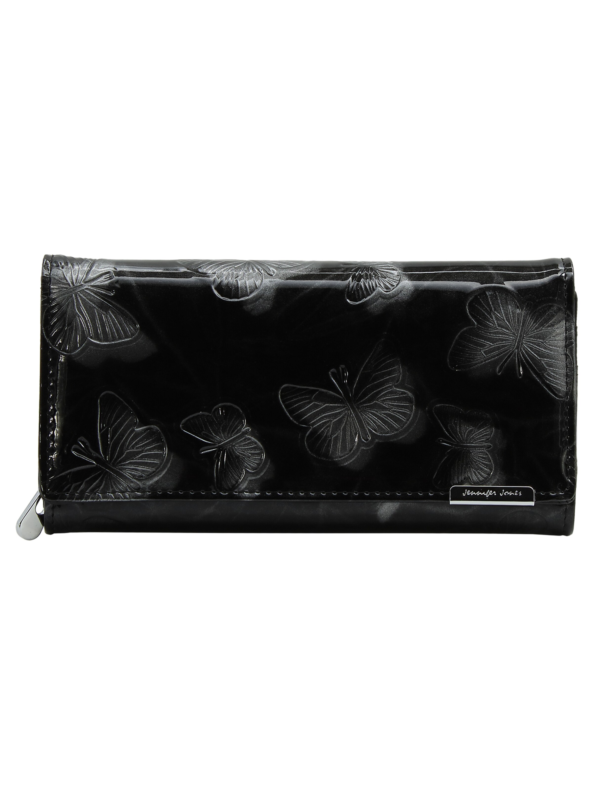 Jennifer Jones Wallet in Black: front