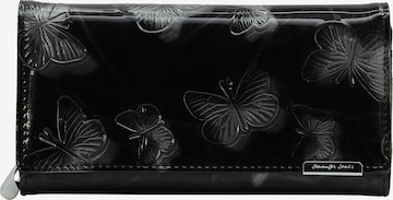Jennifer Jones Wallet in Black: front