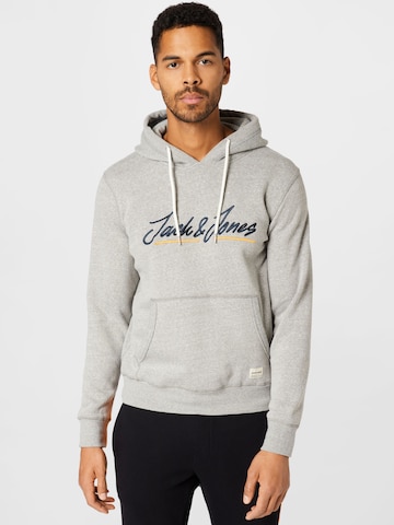 Sweat-shirt 'Tons' JACK & JONES en gris : devant