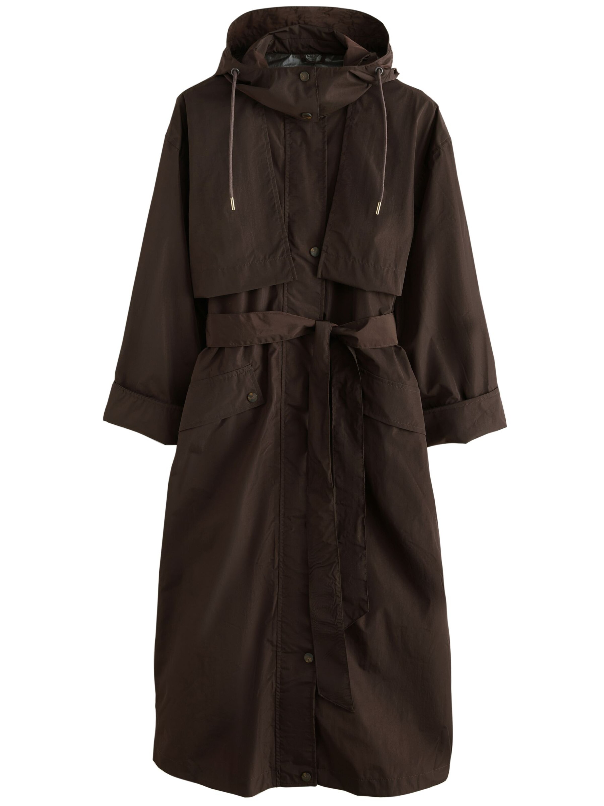 Manteau mi-saison Next en marron : devant