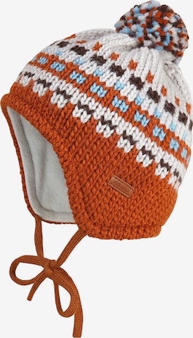 MAXIMO Beanie in Brown: front