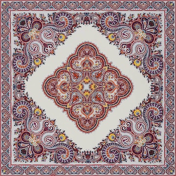Foulard 'SQUARE GARDEN PAISLEY' Roeckl en violet : devant