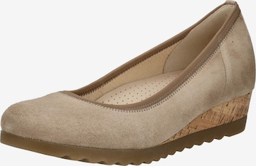 Escarpins GABOR en beige : devant