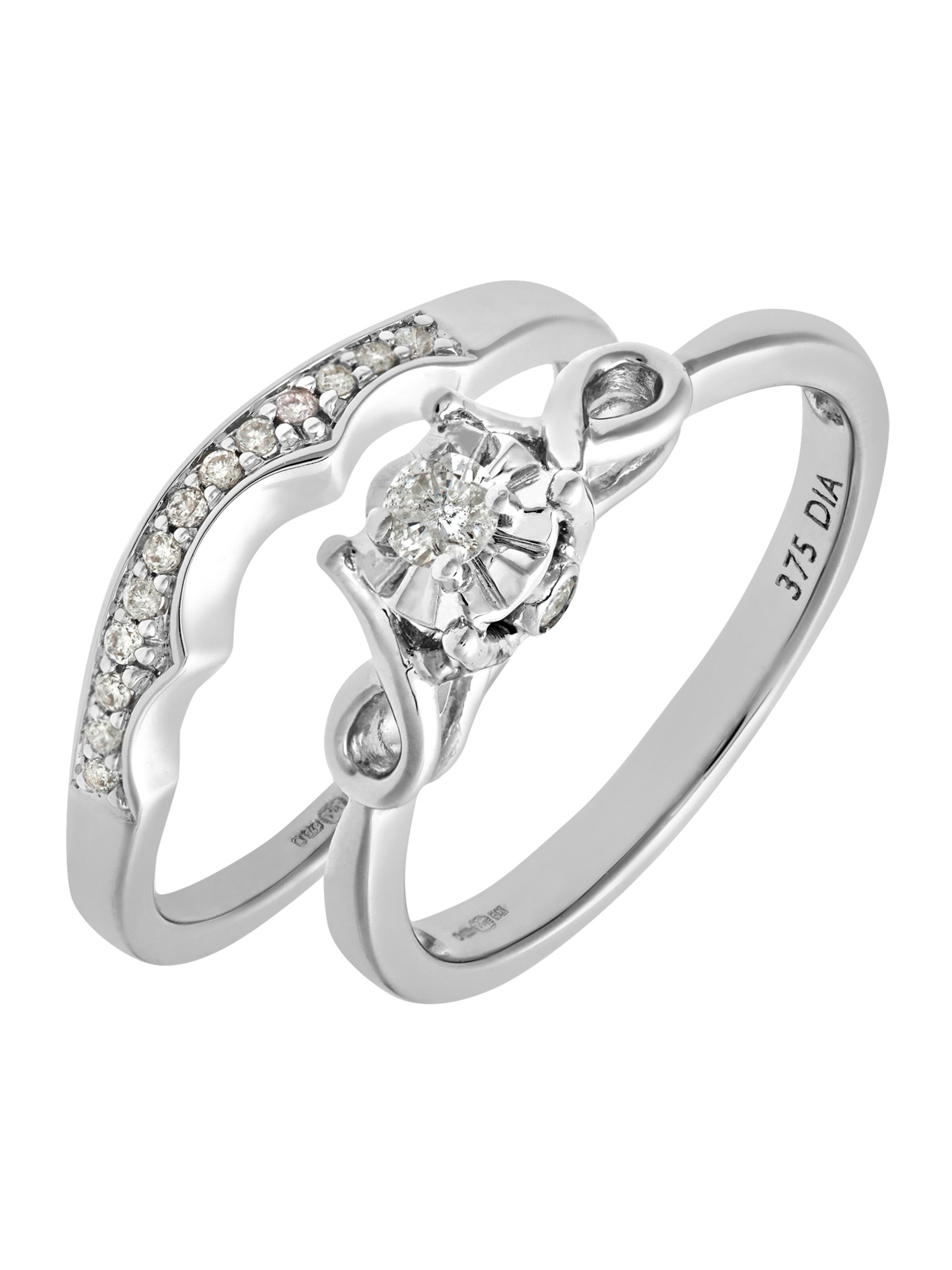 DIAMANT LETERNEL Schmuckset‌‌‌‌‌ in Silber