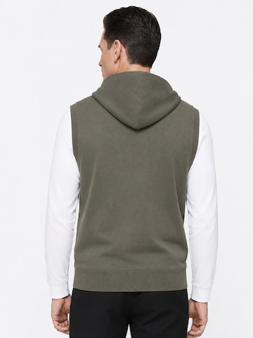 ALLTHEMEN Gebreid vest 'Luftmasche' in Groen