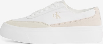Calvin Klein Jeans Низкие кроссовки в Белый: спереди