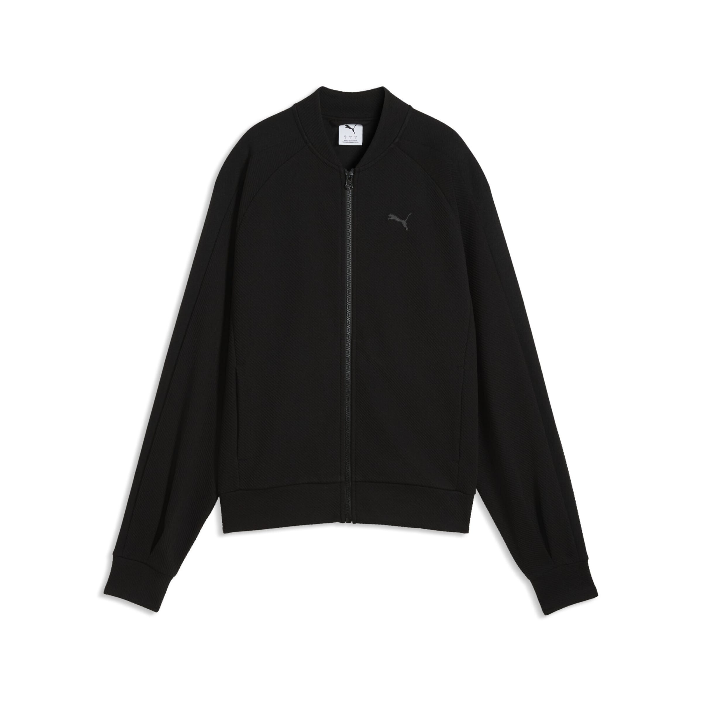 PUMA Sweatjacke 'Class' in Schwarz: Vorderseite