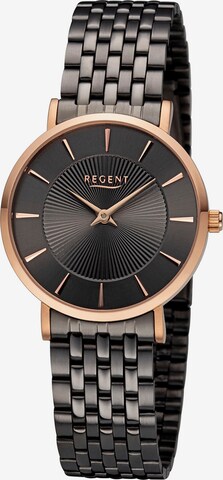 REGENT Analog Watch in Black: front