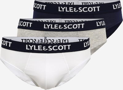 Lyle & Scott Slip  'OWEN' in dunkelblau / graumeliert / weiß, Produktansicht