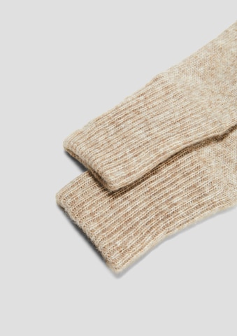 s.Oliver Fingerless Gloves in Beige