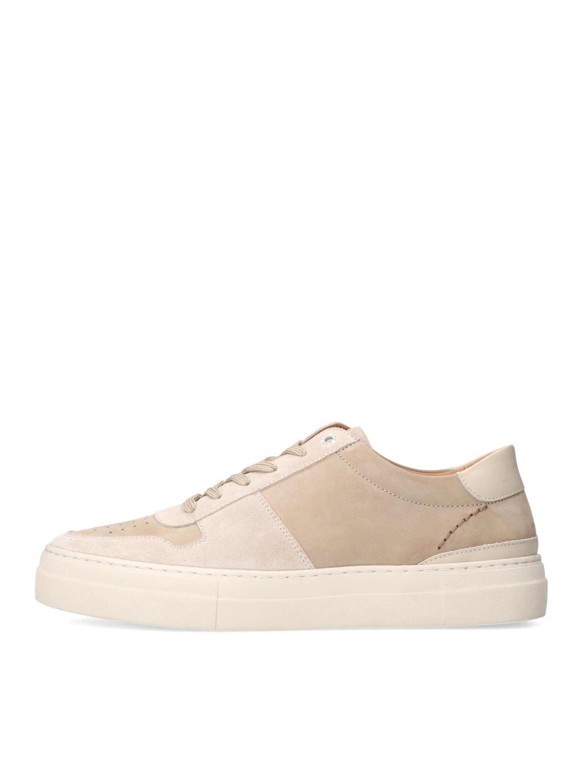 MANFIELD Sneakers laag in Beige