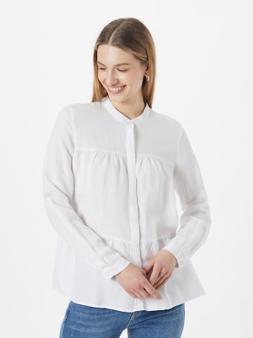 ESPRIT - Blusa en blanco: frente