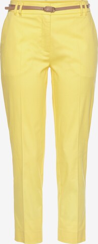 Pantaloni chino di VIVANCE in giallo: frontale