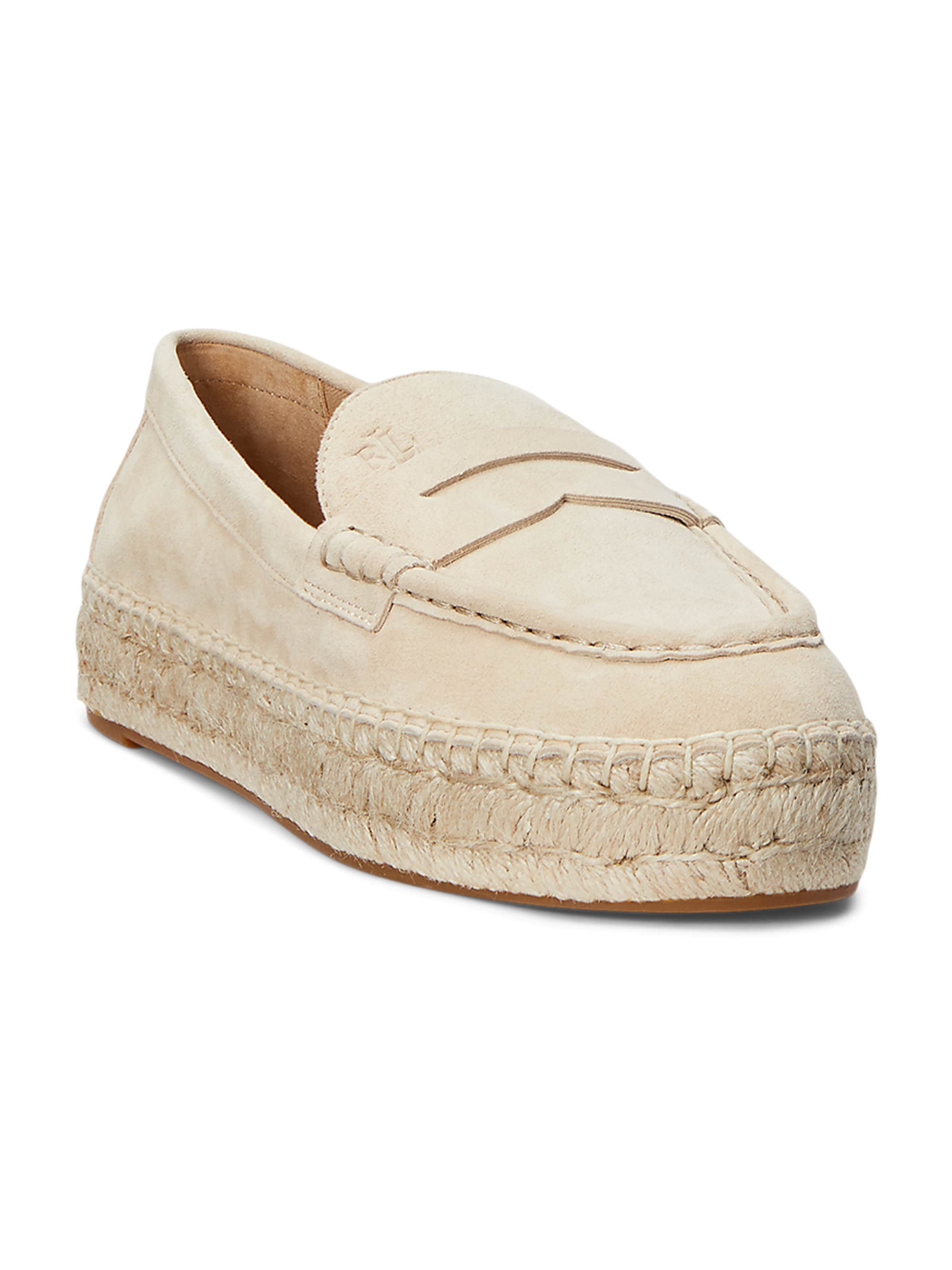 Lauren Ralph Lauren Espadrilles 'LUIZE' in Beige: voorkant