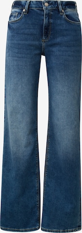 QS Wide Leg Jeans 'Catie' in Blau: Vorderseite