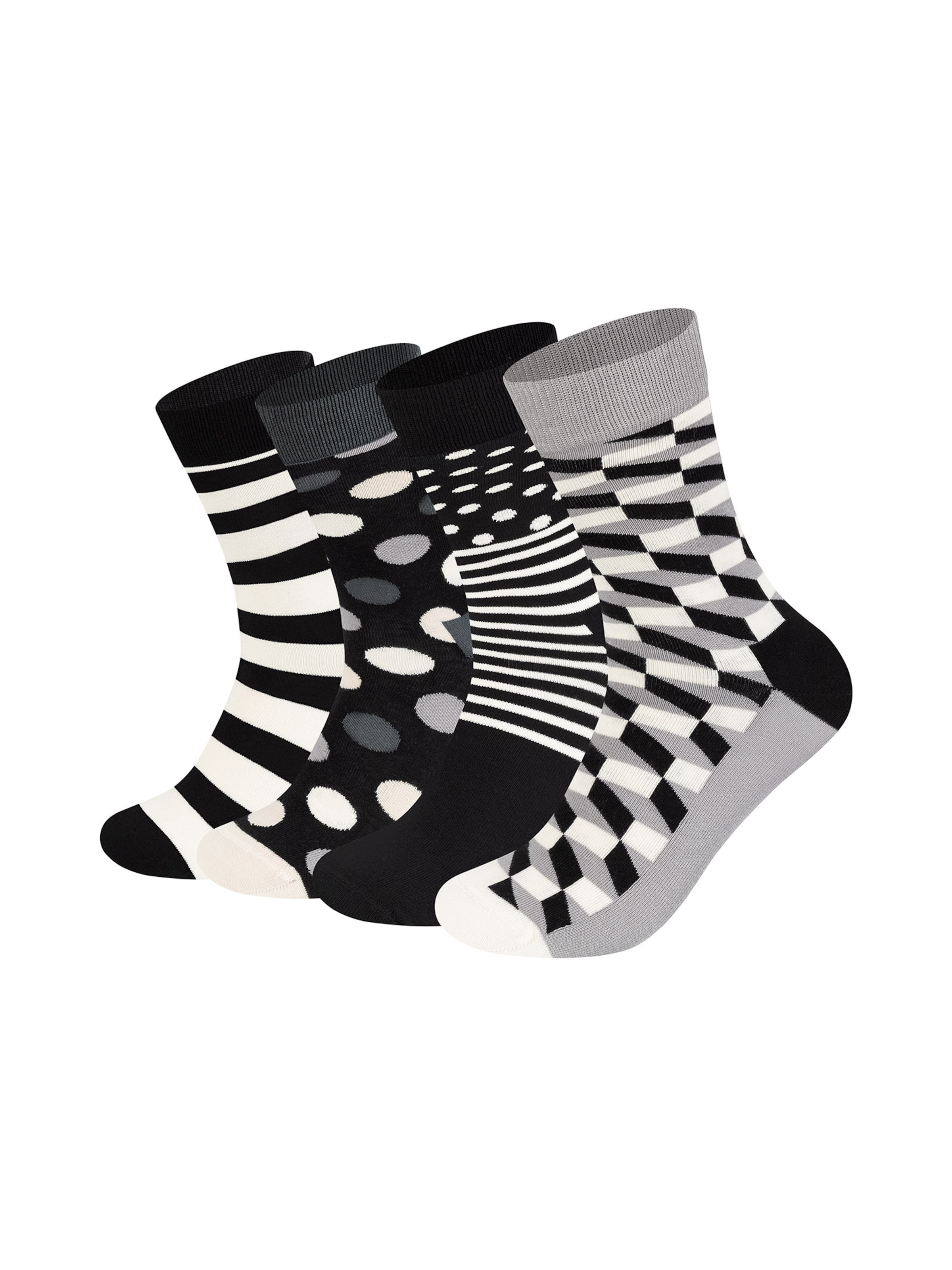 Happy Socks Socks in Grey: front