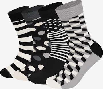 Calzino di Happy Socks in grigio: frontale