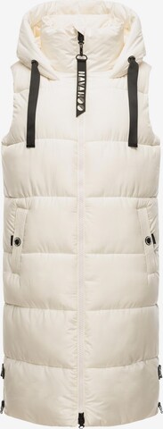 NAVAHOO Bodywarmer in Wit: voorkant