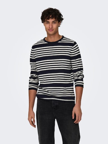 Only & Sons Pullover 'OBY' i blå: forside