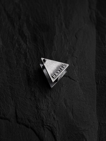 REYTEL Ohrring 'THE ROCK' in Silber