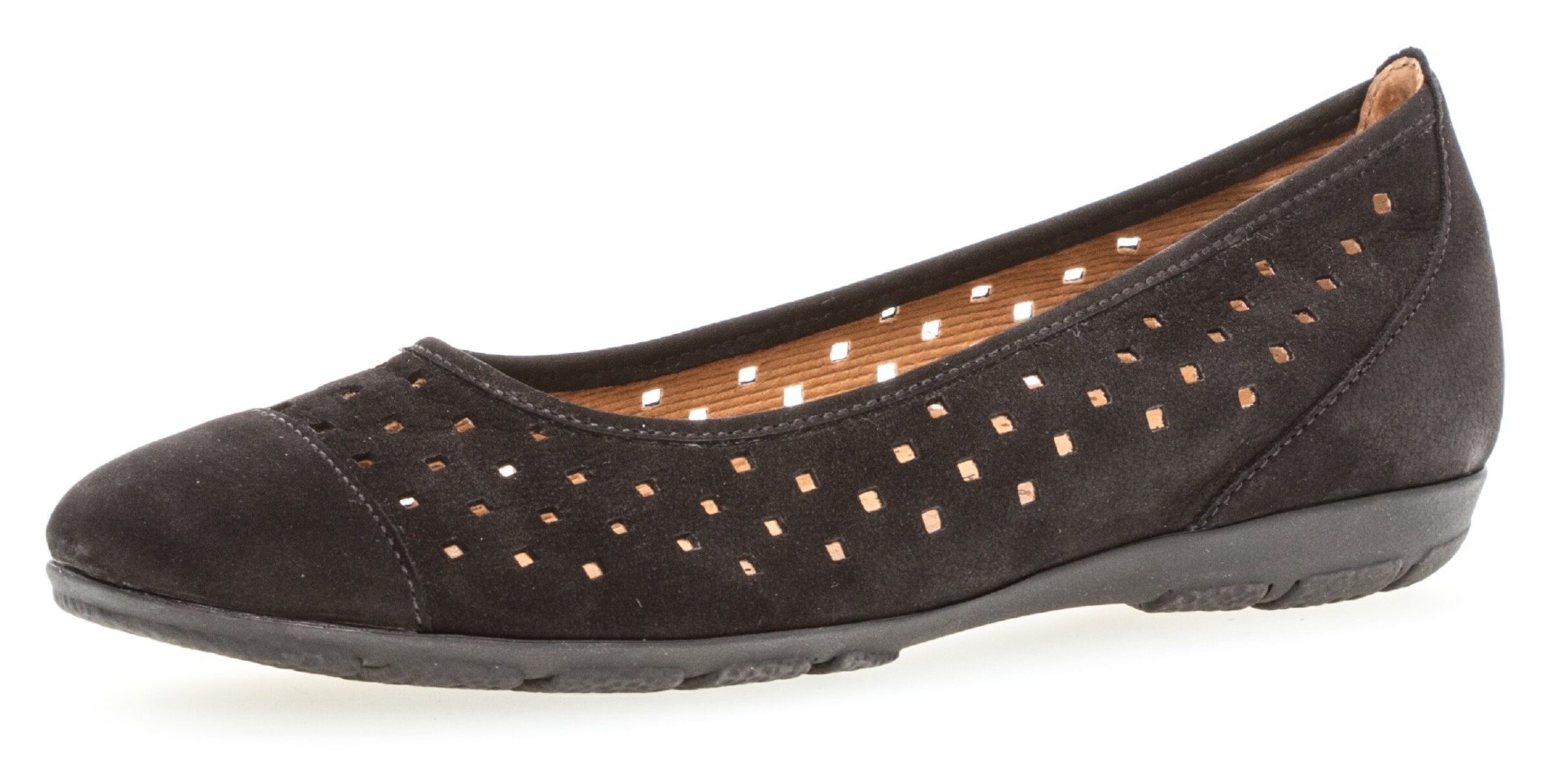 GABOR Ballet Flats in Black: front