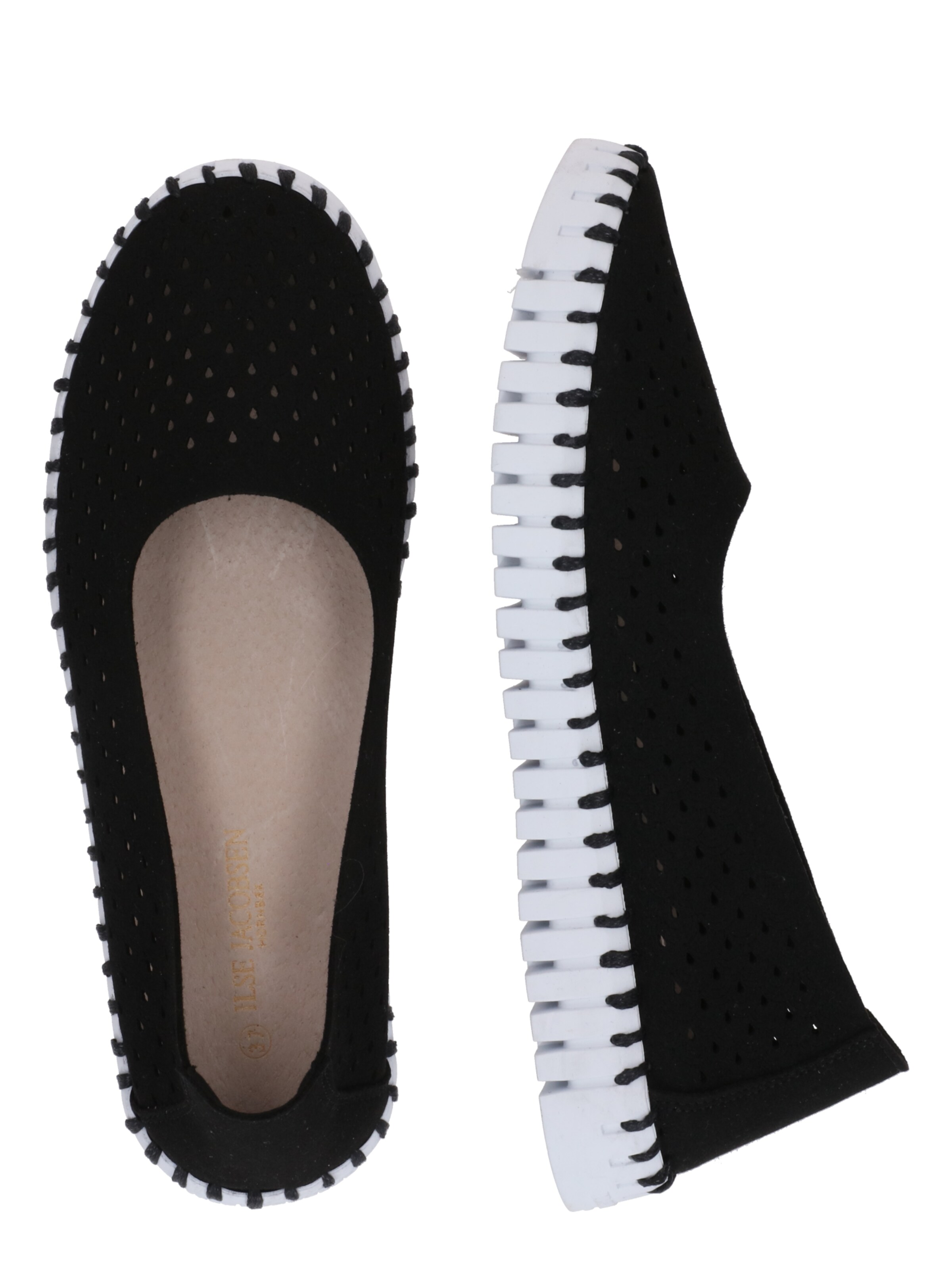 Slip on 'Tulip' ILSE JACOBSEN en noir