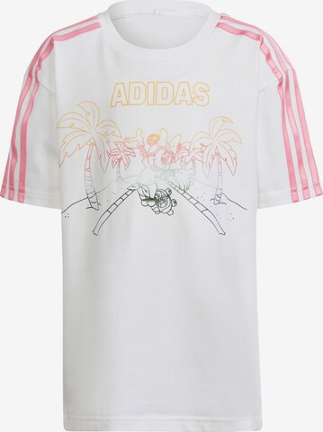 ADIDAS SPORTSWEAR Λειτουργικό μπλουζάκι 'Adidas x Disney Minnie Mouse' σε λευκό: μπροστά