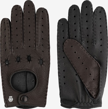 Roeckl Full Finger Gloves in Brown: front