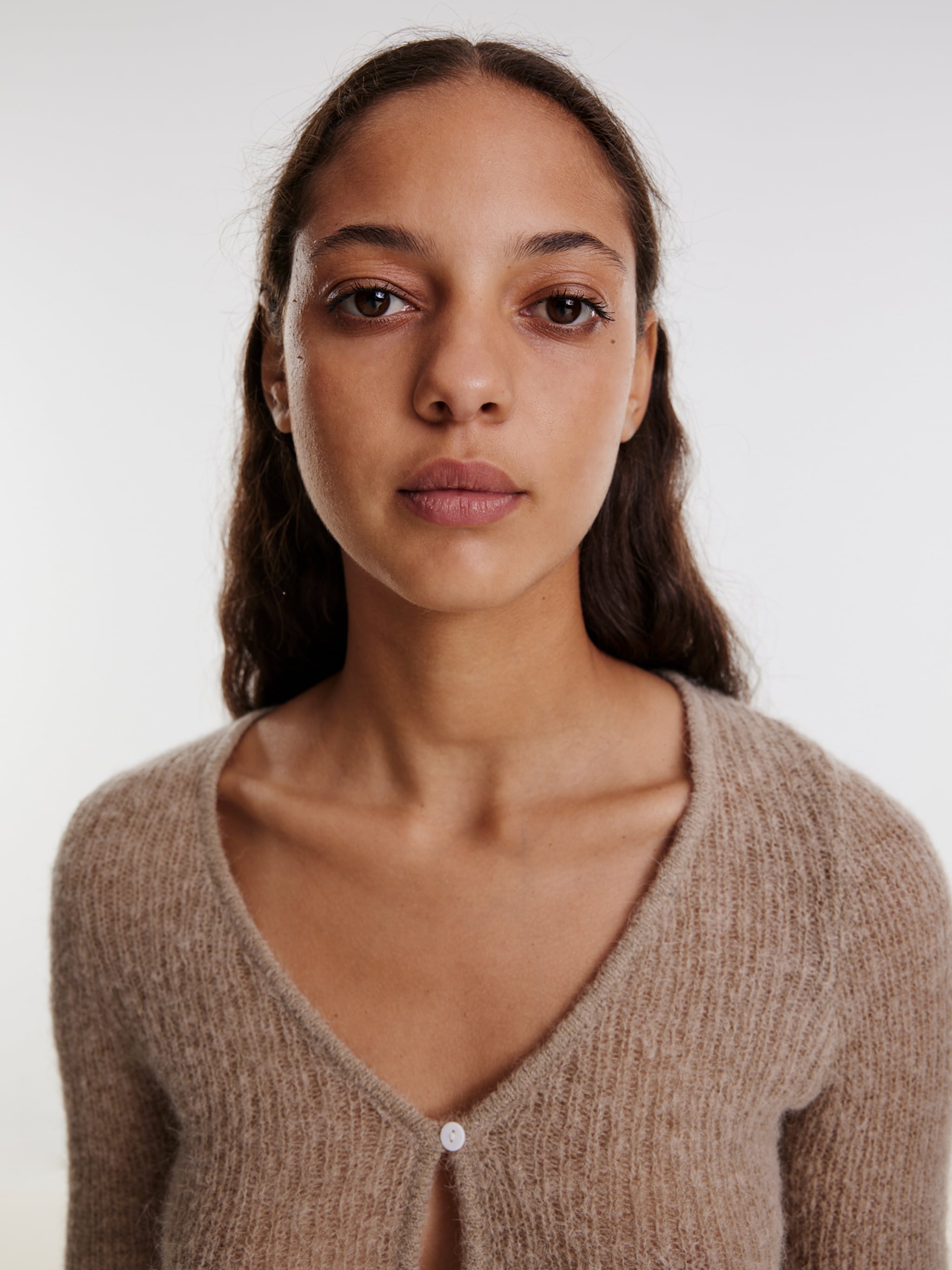 EDITED Produkte Strickjacke beige