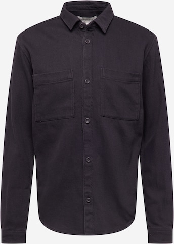 TOM TAILOR DENIM Button Up Shirt in Blue: front