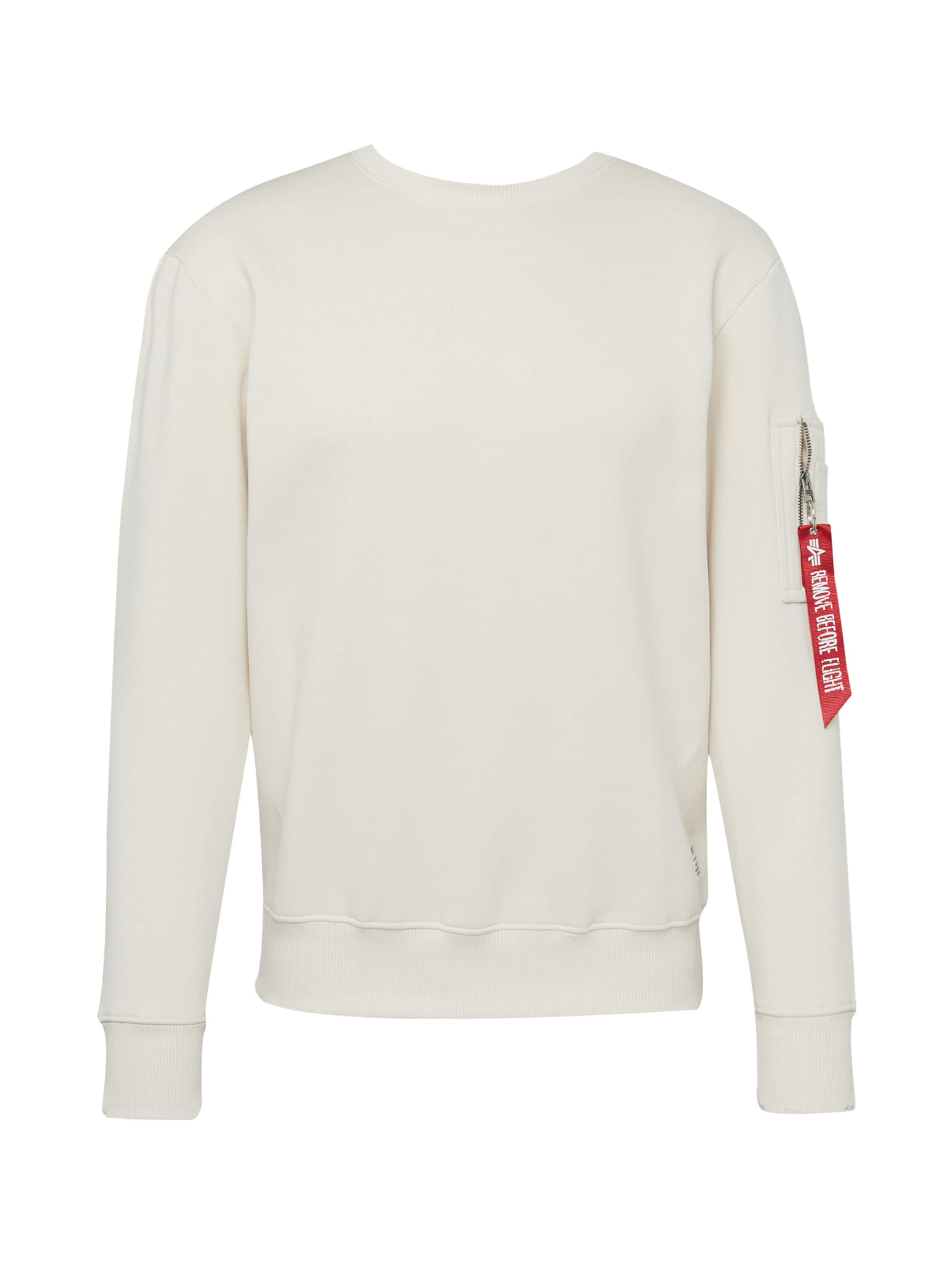 ALPHA INDUSTRIES Sweatshirt 'Dragon' in Beige: Vorderseite