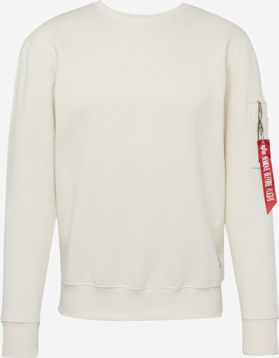 ALPHA INDUSTRIES Sweatshirt 'Dragon' in de kleur Ivoor / Bruin / Antraciet, Productweergave