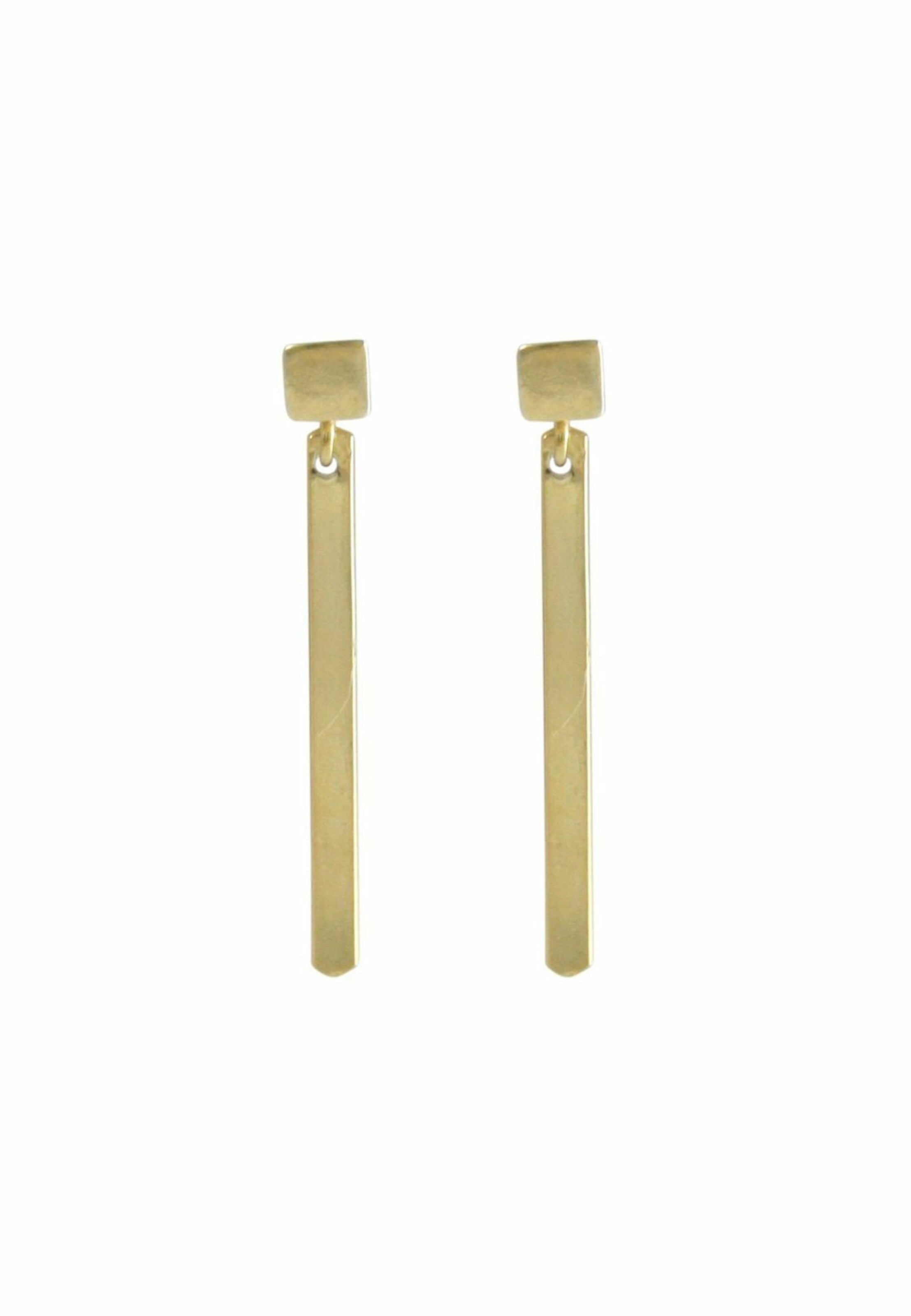 Gemshine Earrings in Gold: front