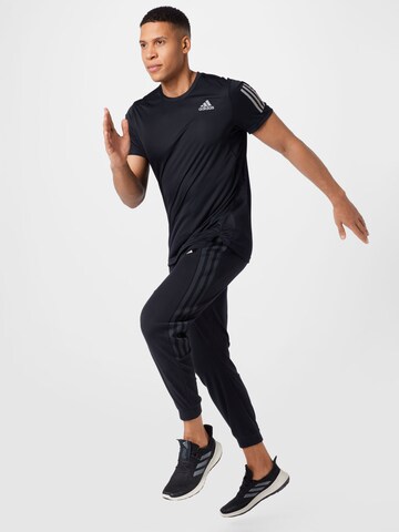 T-Shirt fonctionnel 'Own The Run' ADIDAS SPORTSWEAR en noir