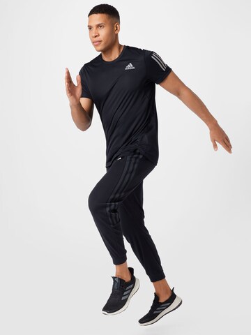 T-shirt fonctionnel 'Own The Run' ADIDAS SPORTSWEAR en noir