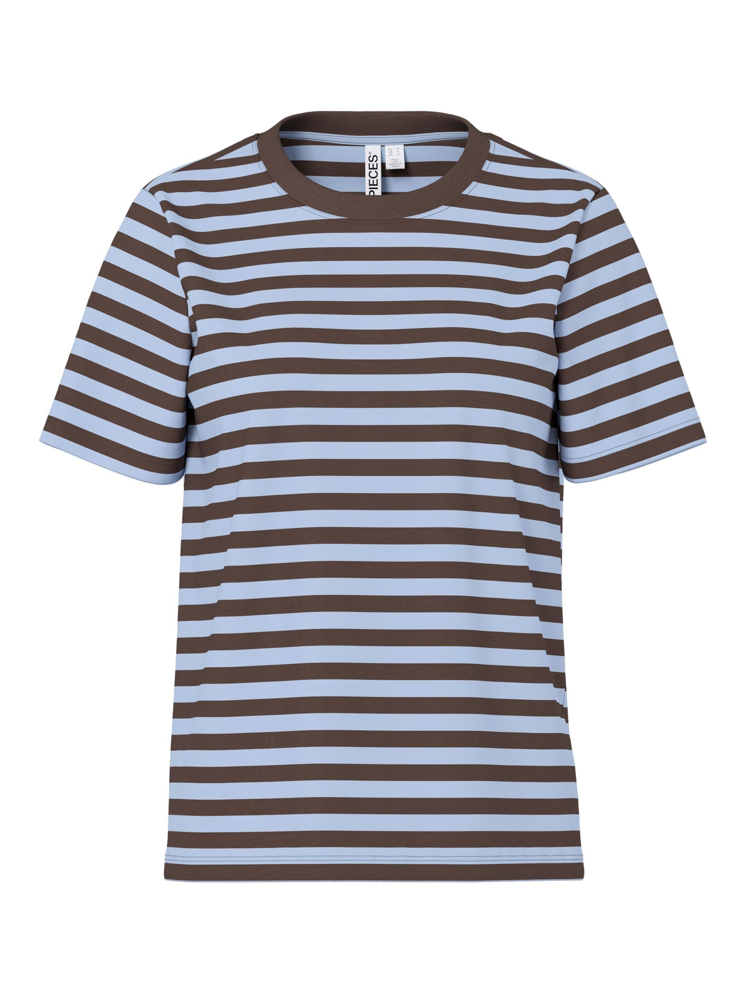 T-shirt 'PCRia' PIECES en marron : devant