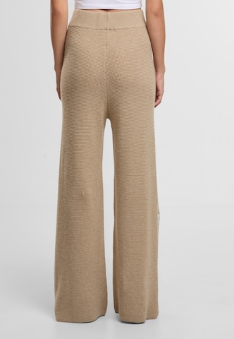 Wide Leg Pantalon Another Cotton Lab en beige
