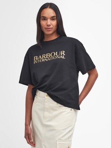 Barbour International - Camisa 'Carla' em preto: frente