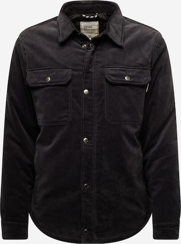 Veste mi-saison 'Steven' Vintage Industries en noir : devant