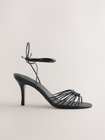 Sandalo con cinturino 'N. Premium' di Next in nero
