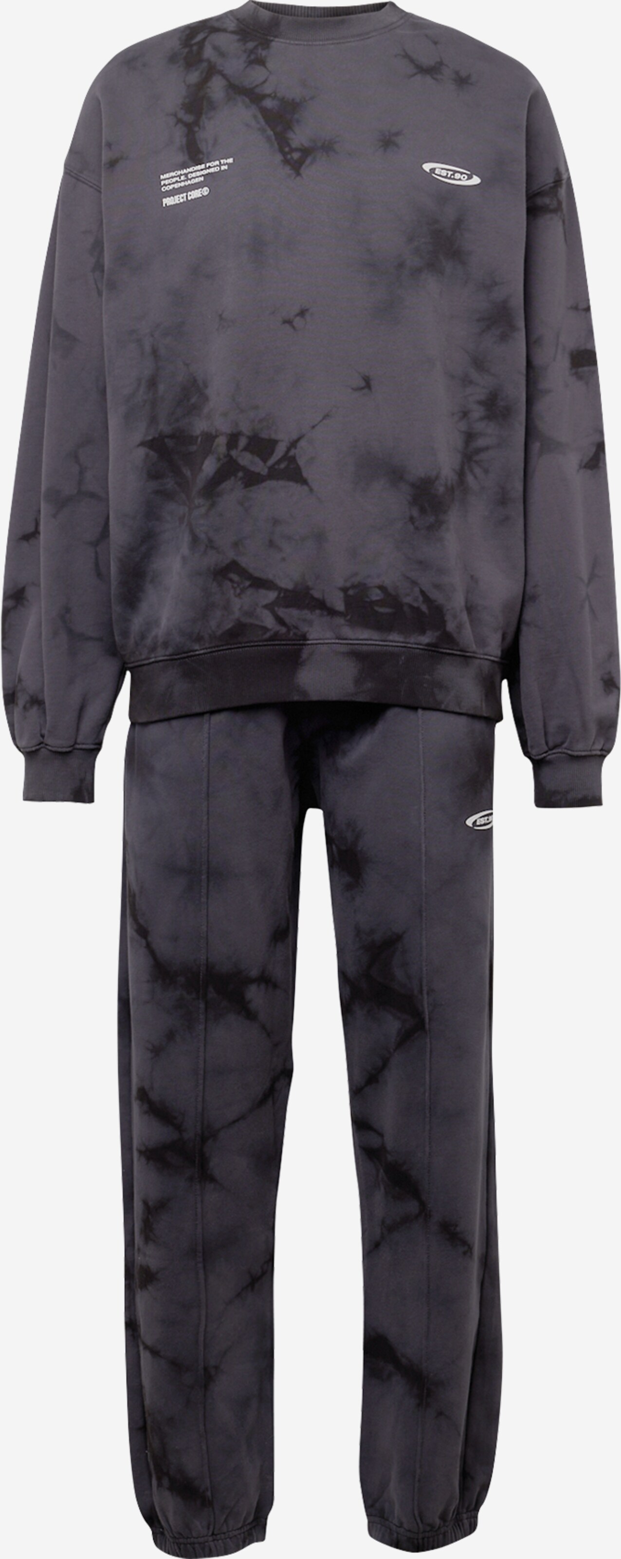 Dark grey sweat suit hotsell