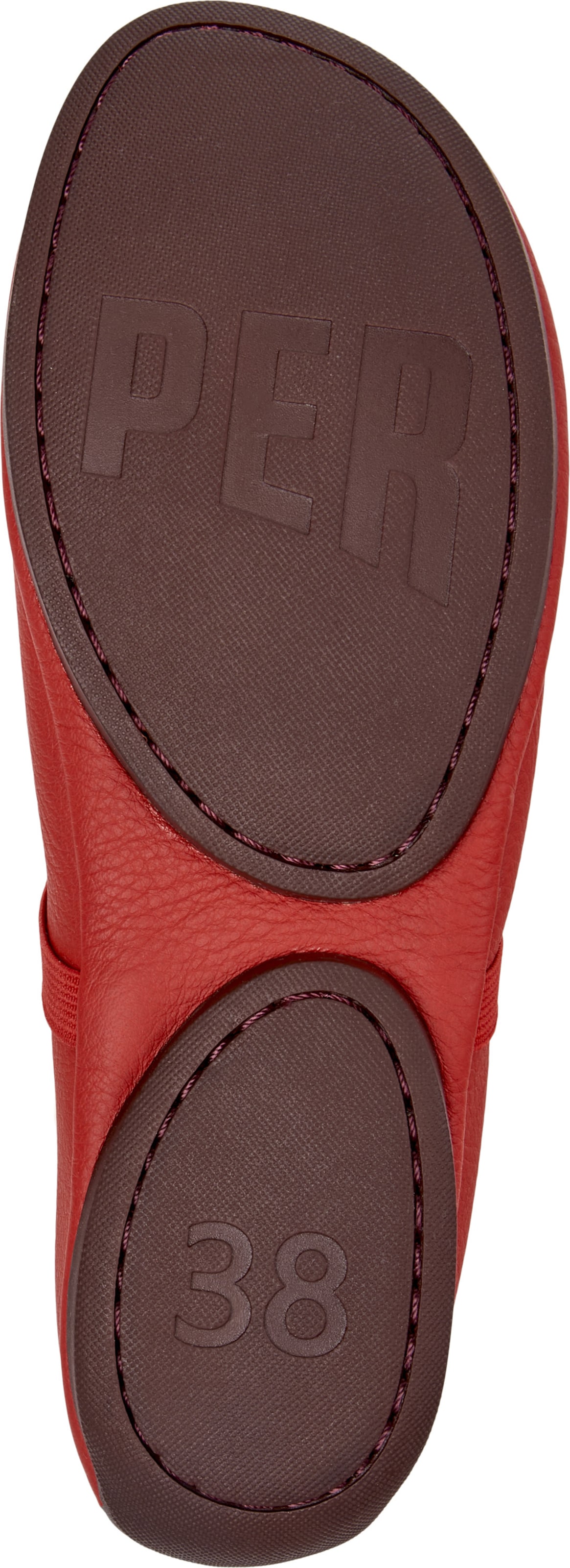 CAMPER Strap ballerina ' Right Nina ' in Red