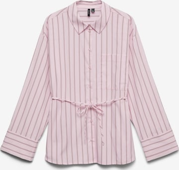 Vero Moda Curve Bluse 'VMCGINA' in Pink: Vorderseite
