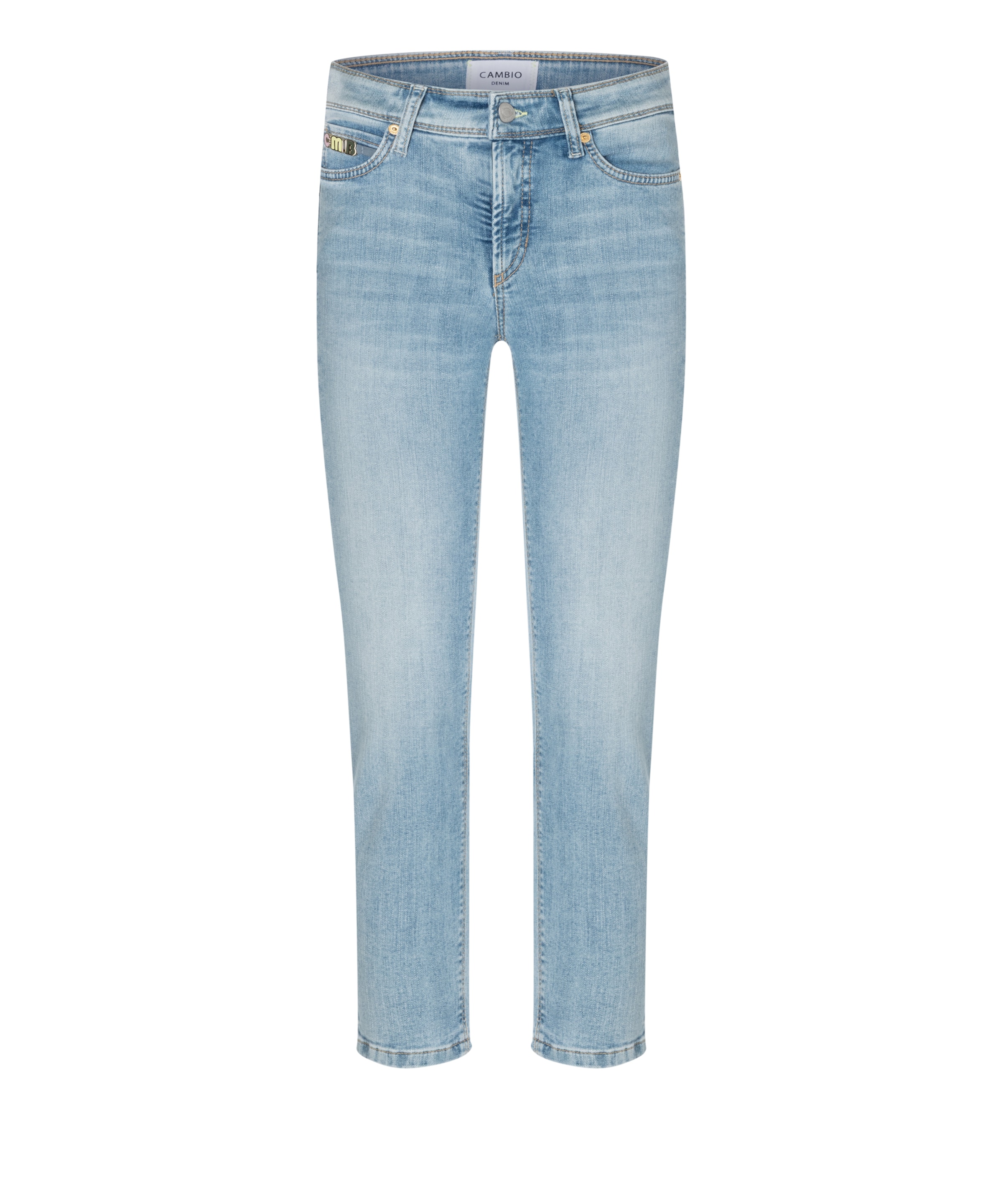 Cambio Slimfit Jeans 'Piper' in Blau: Vorderseite