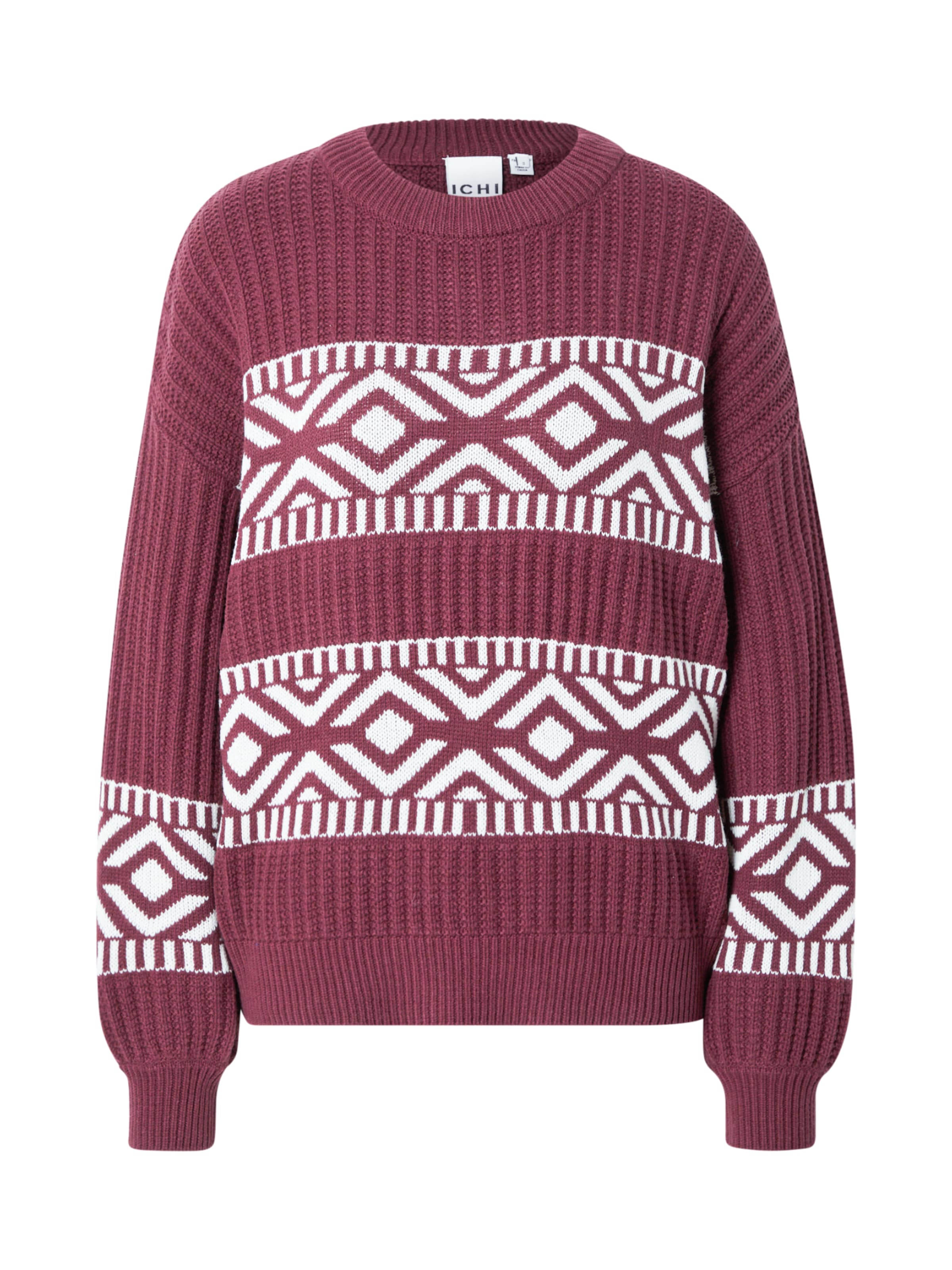 ICHI Pullover 'IHBARISA' i rød: forside